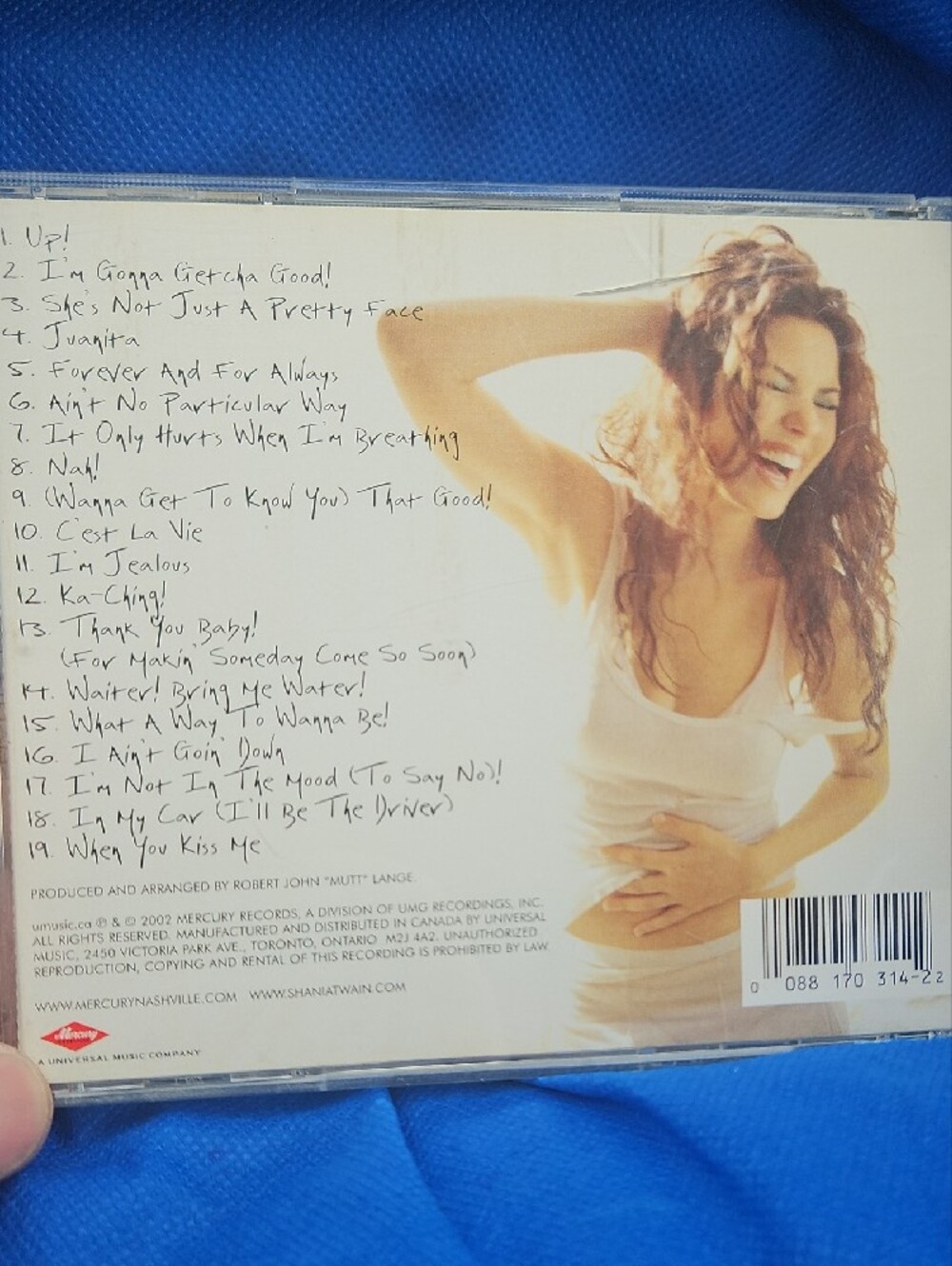 π3/$25π Shania Twain - Up! CD (White Cover) - Picture 3 of 10